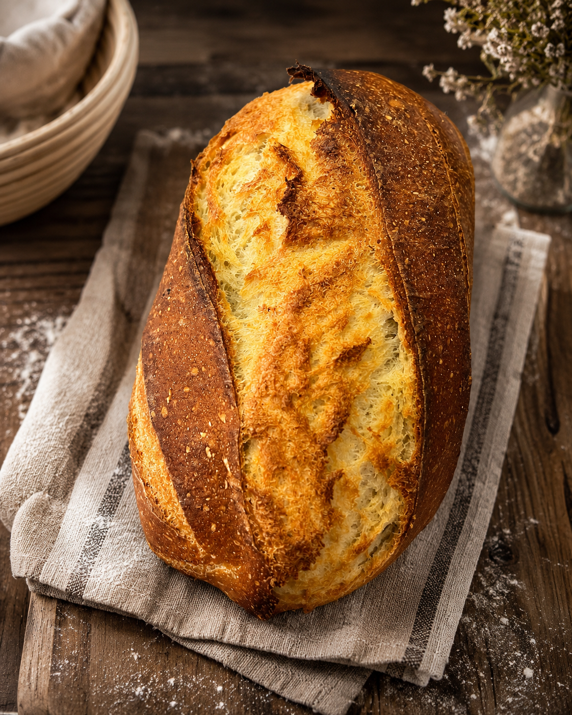 Rustic White Bread – 680 g (24 oz)